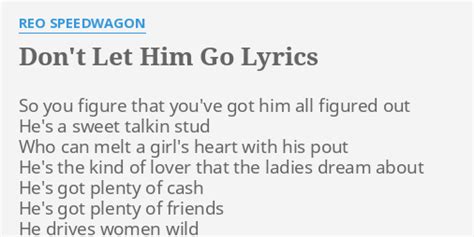 don't let him go lyrics